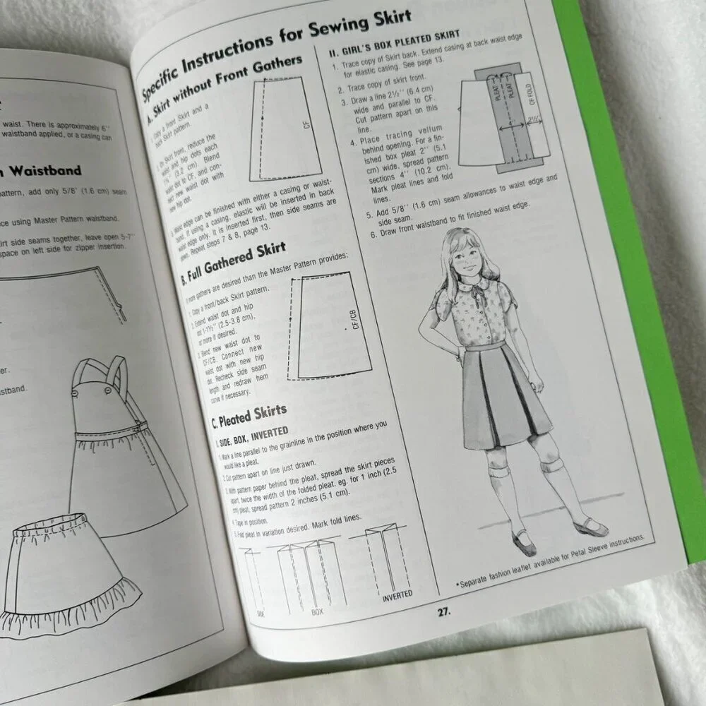 VINTAGE SURE-FIT DESIGNS CHILDREN'S KIT 1983 Master Pattern - Picture 6 of 7